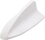 uxcell Shark Fin Style Auto Car Roof Decorative Radio Signal Aerial Antenna White