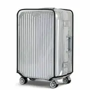 30" Clear PVC Travel Luggage Protector Transparent Waterproof Suitcase Cover