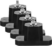 BUGUUYO 4pcs Outdoor Air Conditioner Vibration Pad Shock Absorbing Base for Air Conditioner Ground Stand Noise Reduction Mat Easy Installation Vibration