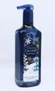 1 Bath & Body Works FROSTED COCONUT SNOWBALL Gentle Gel Hand Soap