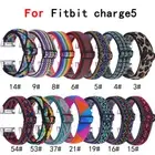 SALE For Fitbit Charge 5 Replacement Band Bohemia Woven Nylon Elastic Strap Band