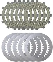 Motorcycle Parts 11 Pcs Motorcycle Engine Parts Clutch Friction Plates Kit & Steel Plates for Hyosung GV300S GV300 GV 300 S