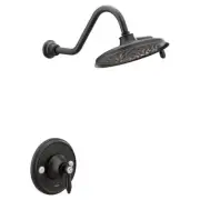 MOEN TS32102EPBL WEYMOUTH POI-TEMP SHOWER TRIM KIT W-SHOWER HEAD MATTE
