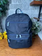NWT TUMI BLACK CAMO PACKABLE BACKPACK FOLDABLE SHOULDER LRG BAG TRAVEL CARRYON