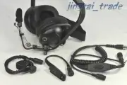 Heavy-duty Noise-reduction Headset for Motorola GP-328 GP-340 with MiNi DIN plug