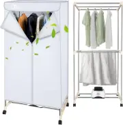 Electric Clothes Dryer Portable Wardrobe Dryer Machine Hot Air Heater New US