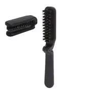 Foldable Beard Brush Waterproof Grooming Cleaning Beard Black Beard Styling CHW