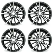 For Toyota Corolla OEM Design Wheel 16" 2016-2019 Machined GREY 4PCS Rim 75150B (for: Toyota)