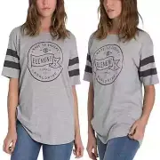 Element Eden Flag Football Varsity Tee Gray Small