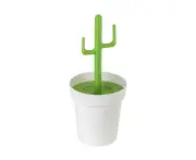 Vigar 3L Cactus Bathroom/Office Trash Bin Garbage Bucket Storage Container w/Lid