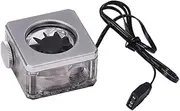 Water Cooling Flow Meter RGB Water Flow Meter G1/4inch Flow Meter System for PC Gaming Water Cooling Building Titanium