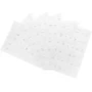 6 Sheets Spice Label Stickers Labels for Kitchen Storage Waterproof Spices Jars