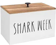 Qianly Tampon Holder for Bathroom Wooden Storage Box for Countertop Farmhouse Case with Lid Tissue Box Tampon Storage Box