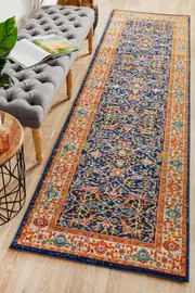 Abode Rug Culture Rust Vintage Look Runner Rug