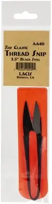 Lacis Steel Thread Snips 3.5"-Black AA40