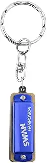 Labymos Keychain Harmonica 4 Holes 8 Tones Key of C Small Harmonica Hanging Decoration Mini Music Instrument for Beginners Students