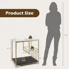 Modern 3-Tier Side Table with Storage for Living Room and Bedroom Decor