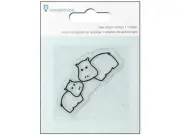 Imaginisce " My Baby Hippo Acrylic Snag'em Stamp " 400528