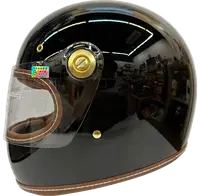 在飛比找松果購物優惠-【JAP騎士精品】EVO 891 鏡面黑 經典車縫 復古樂高
