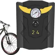 Tire Inflator Air Compressor - Portable Electric Cycling Tire Pump with Digital Pressure Gauge - Fast Cordless 150psi Pressure Gauge for Cycling Truck Motorcycle Ball