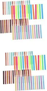 SHINEOFI 2 Sets Book Page Marker Sticky Page Tags Learning Accessory Colorful Reading Strips Professional Sentence Markers