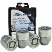 Wheel lock nuts tapered 60° M12x1,5 for Citroën C-Crosser C-Zero