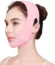 V-Line Face Mask, Reusable Double Chin Remover Lifting Mask, Face Slimming Strap, V-shaped Lifting Bandage, Double Chin Reducer, Face Lifting Strap for Firming and Contour