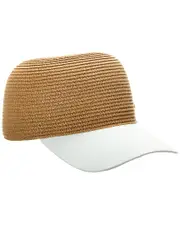 Surell Accessories Paper Straw Baseball Cap