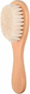 Baby Hair Brush with Wooden Handle Soft Bristles Brush Baby Wooden Brush Infant Head Massage Scrub Tool for Baby Toddler