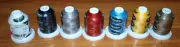 Bonded Thread size 69 sunstop polyester (7 cones of 1 ounce) assorted colors