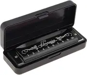 OriGlam Blues Harmonica Mouth Organ, Diatonic Blues Harmonica Key of C, 10 Holes, 20 Tones, Black
