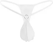 [Generic] Men's Pouch Support Underwear Sheer Sport Briefs Low Rise Stretchy Panties Breathable Lingerie Comfortable Mini Thong