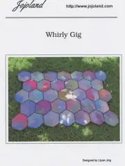 Jojoland Knitting Pattern - Whirly Gig Hexagon Blanket shown in Jojoland Rhythm