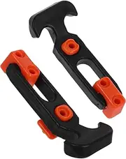 Engine Hood Locks 2 Pack Heavy Duty T-Handle Latches Rubber Hasp for Tool Box Security