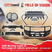4X4FORCE Armor Bullbar Skid Plate LOOP lights Side Steps for Isuzu D-MAX 12-16