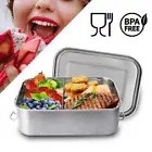 Stainless steel lunch box, lunch box, snack, storage breakfast box 1400 ml