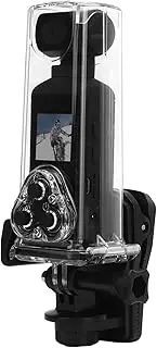4K HD Action Camera, 1.3in Screen 270° Rotatable WiFi Pocket Anti-Shaking Waterproof Mini Sports Camera With Microphone and Clip Stand for Outdoor Riding Diving Shooting