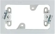 HPM Deep Surface Mounting Block for Switches and GPOs, White, 37 mm