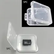 10Pcs Micro SD TF Memory Card Case Holder Plastic Storage Box Organizer Portable