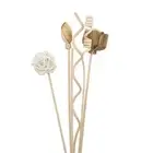 6Pcs Flower Rattan Reed Diffuser Stick No Fire Aroma Refill Fragrance Bathroom