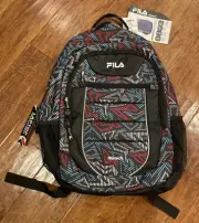 New Fila Argus 2 II Filatech Backpack Bag Laptop Compartment Tablet Pocket NWT