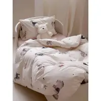 在飛比找蝦皮購物優惠-Little Bed小床-萊卡運動棉雙人床組 狗狗 寢具 被