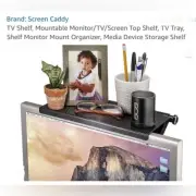 NWT Screen CaddyTV Shelf, Mountable Monitor/TV/Screen Top Shelf, TV Tray etc