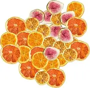 jojofuny 2pcs 1 Unique Dried Grapefruit Slices 1 Bag Cake DIY Decorations Wreath Making Supplies