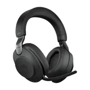 Jabra Evolve2 85 USB-C(Link380c) Stereo Bluetooth Headset, Certified for Microsoft Teams, without charging stand - Black