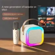 K12 Karaoke Machine Portable Bluetooth 5.3 PA Speaker System with 1-2 Wireless