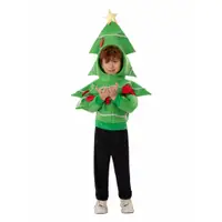在飛比找蝦皮商城精選優惠-聖誕節服裝 聖誕兒童演出服 聖誕樹夾克連帽外套 聖誕樹cos