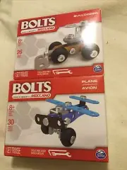 Meccano BOLTS Plane /Bulldozer~ 2 Sets