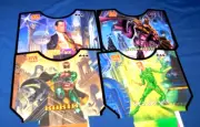 Lot (4) BATMAN FOREVER 1995 McDonald French Fry Boxes Robin Riddler Two-Face NEW