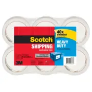 Scotch Packaging Tape Heavy Duty 48mm x 50m Clear Tapes 40x Stronger